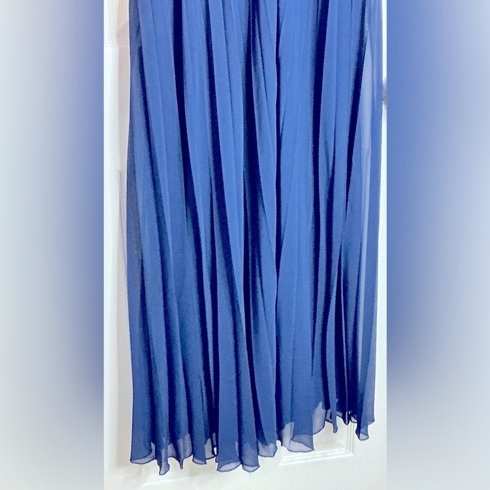 B Darlin Blue Off Shoulder Maxi Sundress - Picture 6 of 12